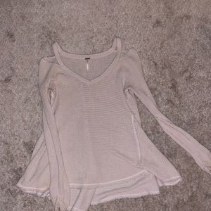 Free people cream sweater